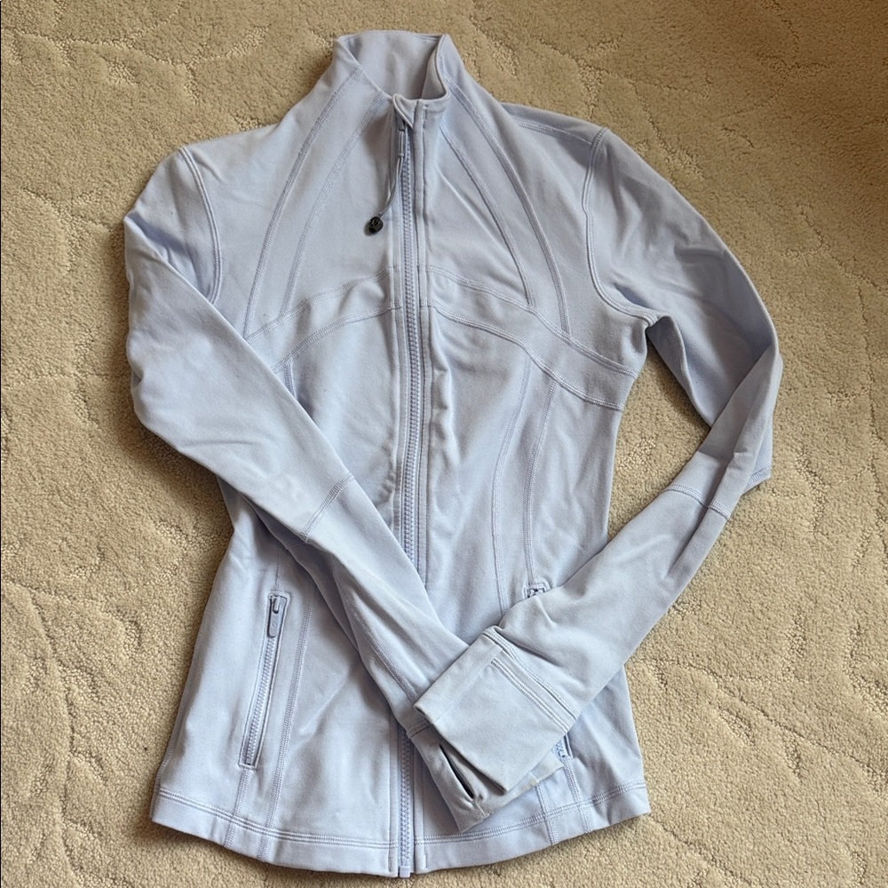 lululemon athletica Define Light Blue Jacket Worn Once
